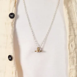 Jewellery|Tender Co. Penna Button Necklace - Polished