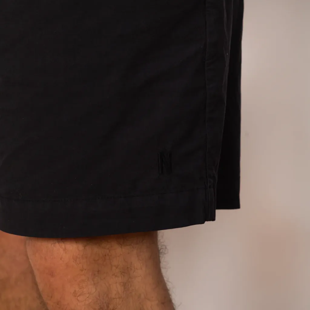 Shorts|Norse Projects Per Cotton Tencel Shorts - Dark Navy