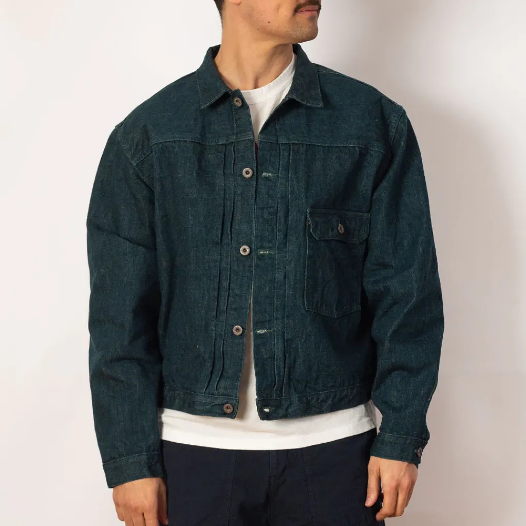 Jackets|Kapital Plant Dyed Denim Jacket - No.4