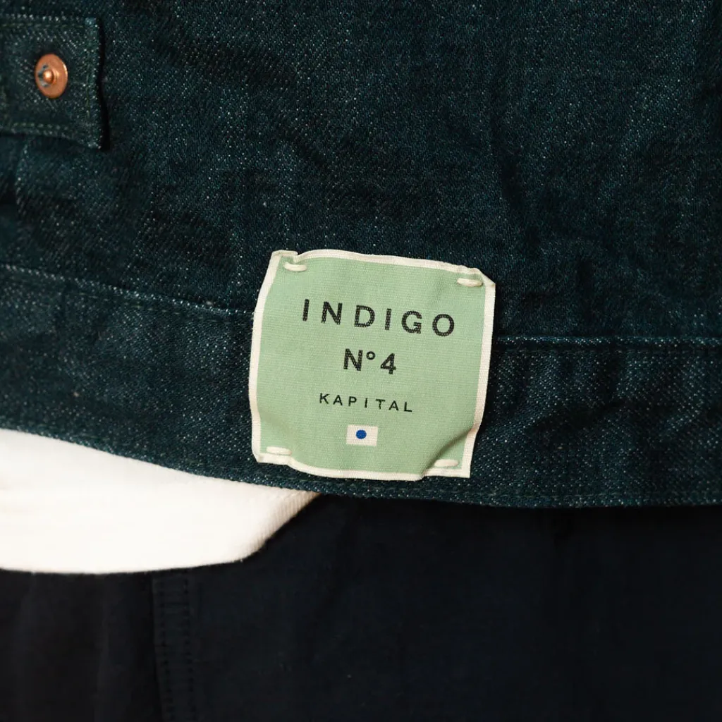 Jackets|Kapital Plant Dyed Denim Jacket - No.4