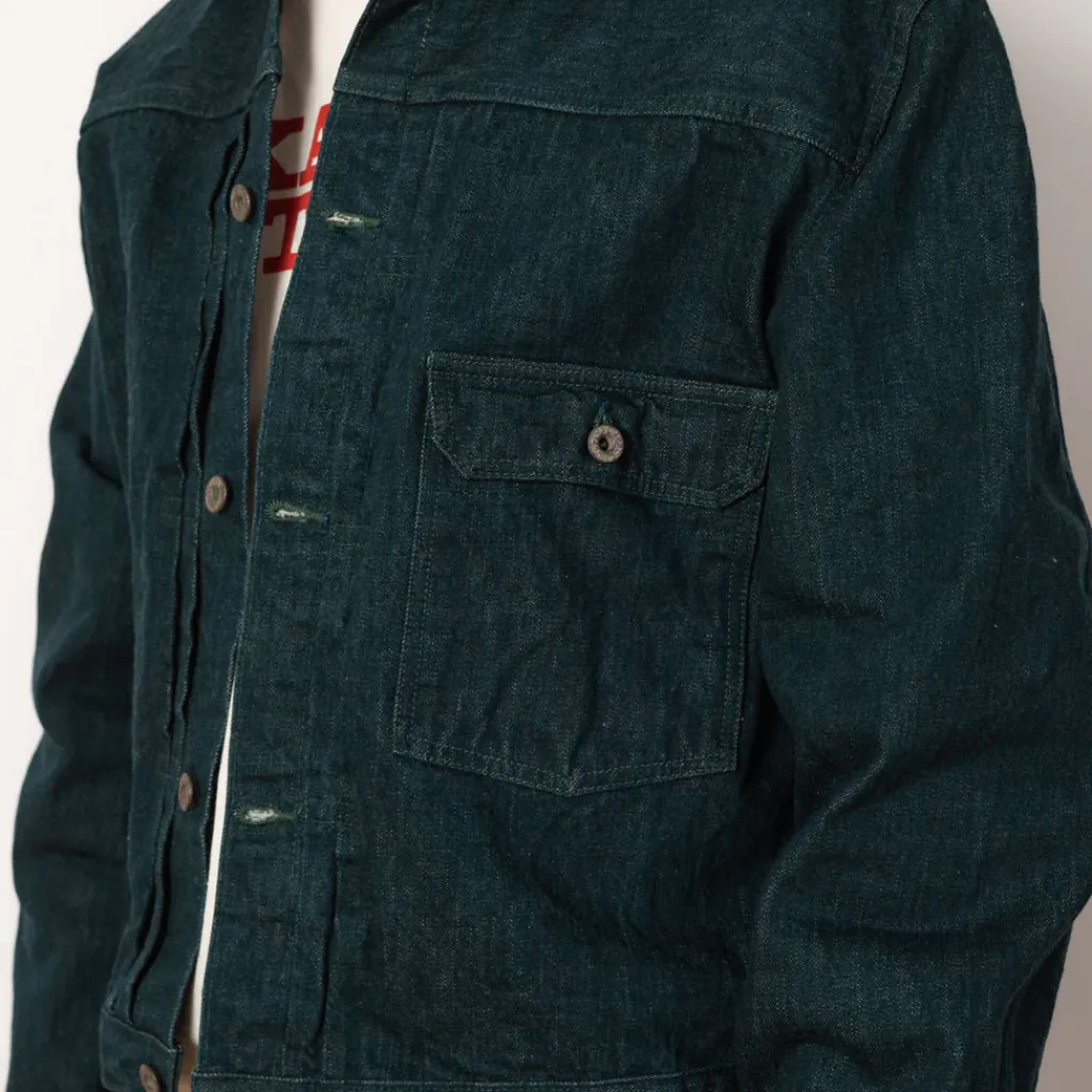 Jackets|Kapital Plant Dyed Denim Jacket - No.4