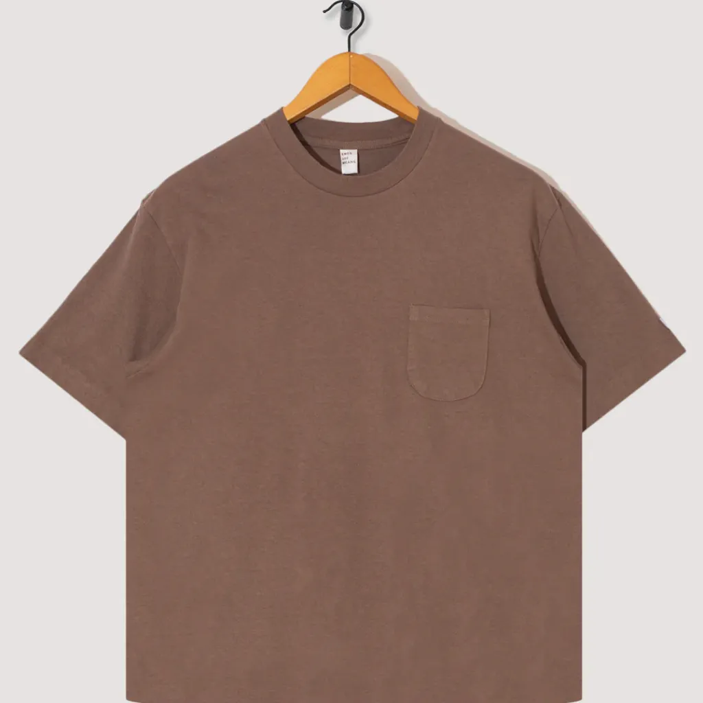 T-Shirts|Ends and Means Pocket Tee - Dull Brown