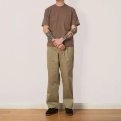 T-Shirts|Ends and Means Pocket Tee - Dull Brown