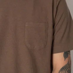T-Shirts|Ends and Means Pocket Tee - Dull Brown