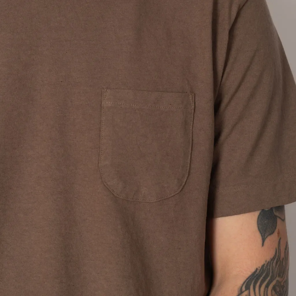 T-Shirts|Ends and Means Pocket Tee - Dull Brown
