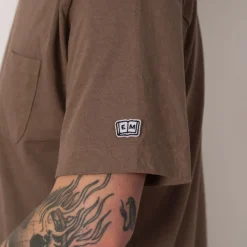 T-Shirts|Ends and Means Pocket Tee - Dull Brown