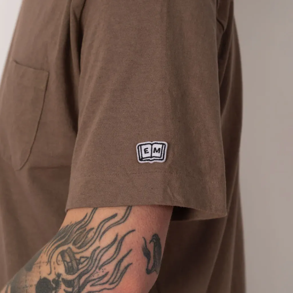 T-Shirts|Ends and Means Pocket Tee - Dull Brown