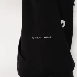 Sweatshirts|Pop Trading Company Pop Logo Hooded Sweat - Black