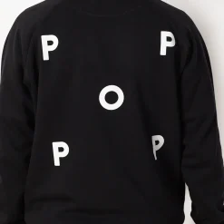 Sweatshirts|Pop Trading Company Pop Logo Hooded Sweat - Black