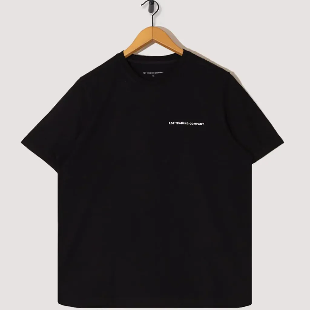 T-Shirts|Pop Trading Company Pop Logo T-Shirt - Black