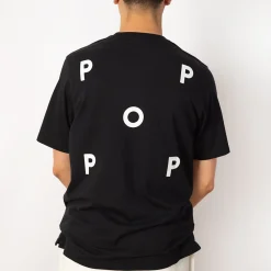 T-Shirts|Pop Trading Company Pop Logo T-Shirt - Black