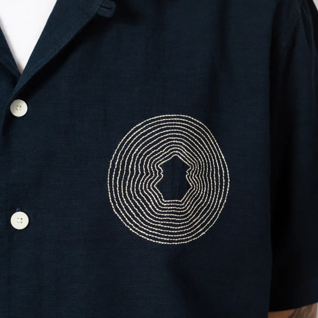 Shirts|Folk Relaxed Soft Collar Shirt - Navy