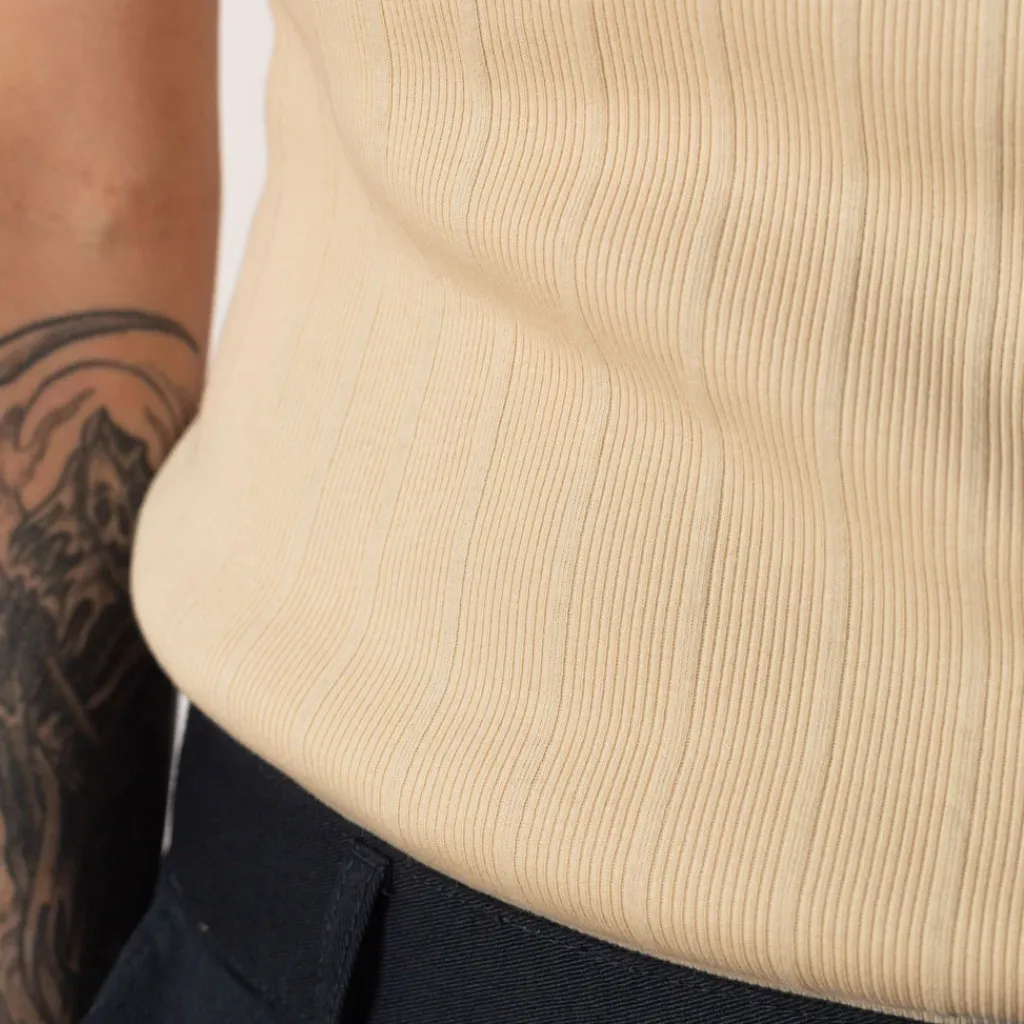 T-Shirts|Mfpen Rib Tank Top 2 Pack - Ecru