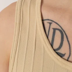 T-Shirts|Mfpen Rib Tank Top 2 Pack - Ecru