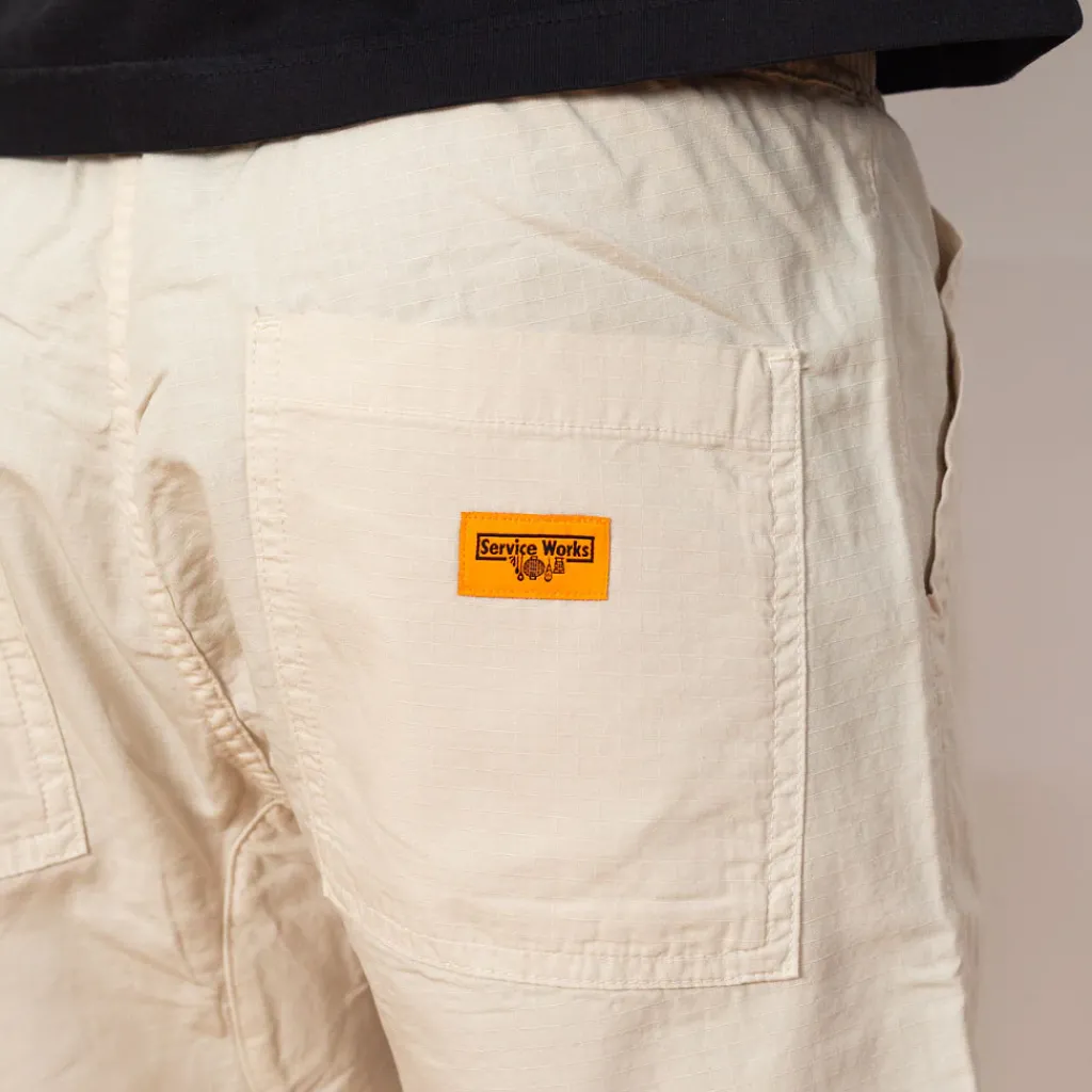 Shorts|Service Works Ripstop Chef Short - Bone