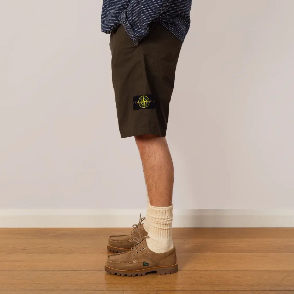 Shorts|Stone Island Ripstop Short - Military Green