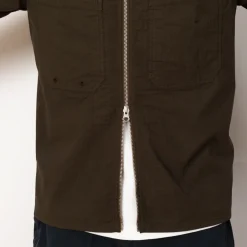 Shirts|Stone Island Ripstop Zip Overshirt - Military Green (V0054)
