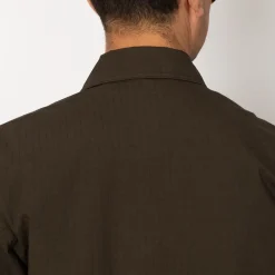 Shirts|Stone Island Ripstop Zip Overshirt - Military Green (V0054)