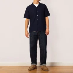 Shirts|Universal Works Road Shirt - Indigo