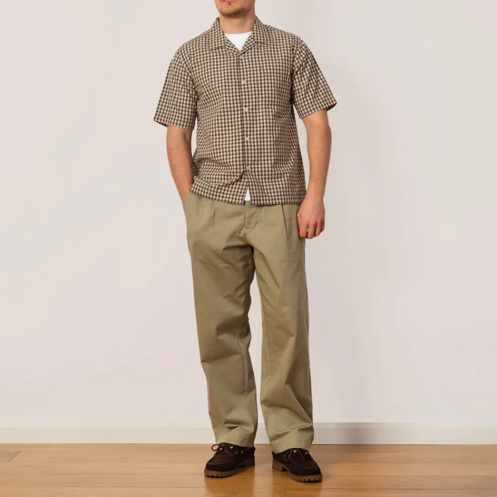 Shirts|Universal Works Road Shirt - Olive