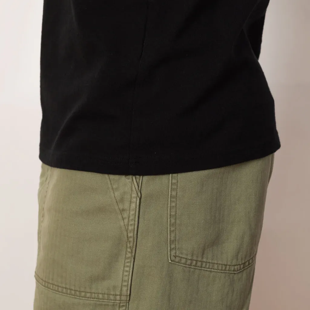 T-Shirts|Kapital Rookie Crew Tee - Black