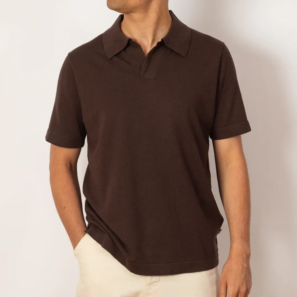 Shirts|NN07 Ryan Polo - Coffee