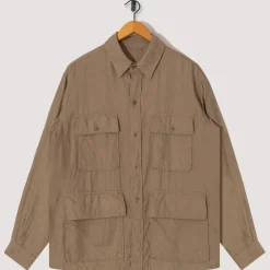 Jackets|Kaptain Sunshine Safari Shirt Jacket - Beige