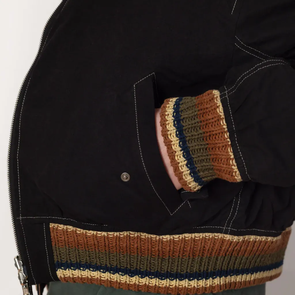 Jackets|Story MFG Seed Bomber - Black Wonky-Wear