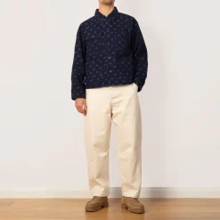 Jackets|Needles Short Coverall Jacket Printed Kasuri - Papillon