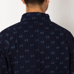 Jackets|Needles Short Coverall Jacket Printed Kasuri - Papillon