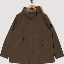 Jackets|Stone Island Short Parka - Military Green (V0054)