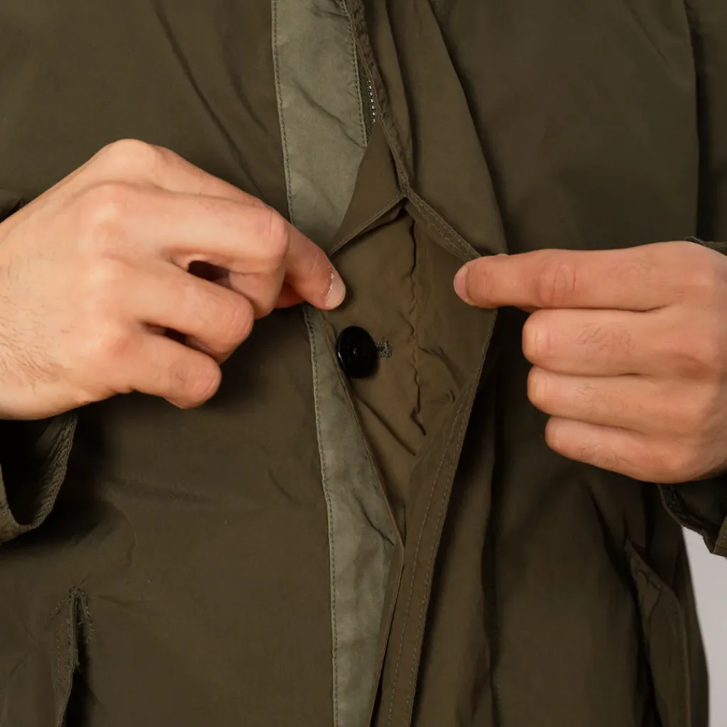 Jackets|Stone Island Short Parka - Military Green (V0054)