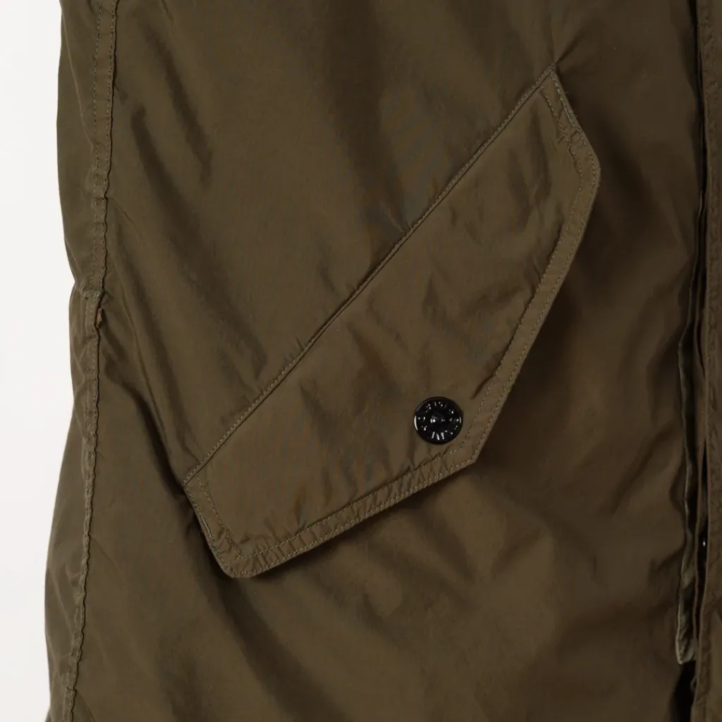 Jackets|Stone Island Short Parka - Military Green (V0054)