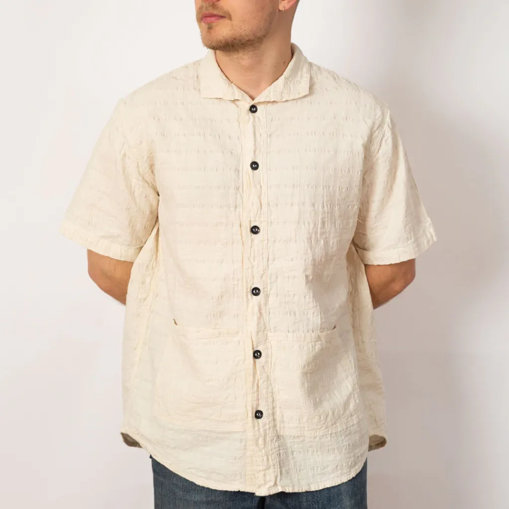 Shirts|Tender Co. Short Sleeve Flipped Collar Shirt - Rinsed