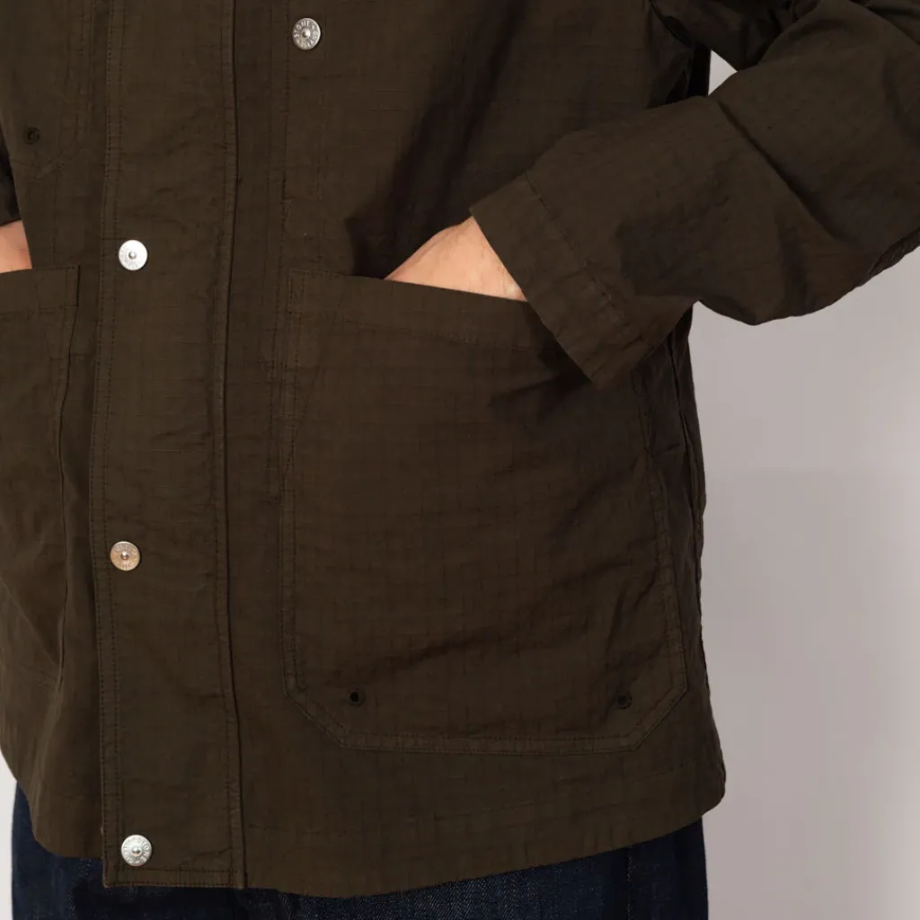 Jackets|Stone Island Short Stand Collar Jacket - Military Green