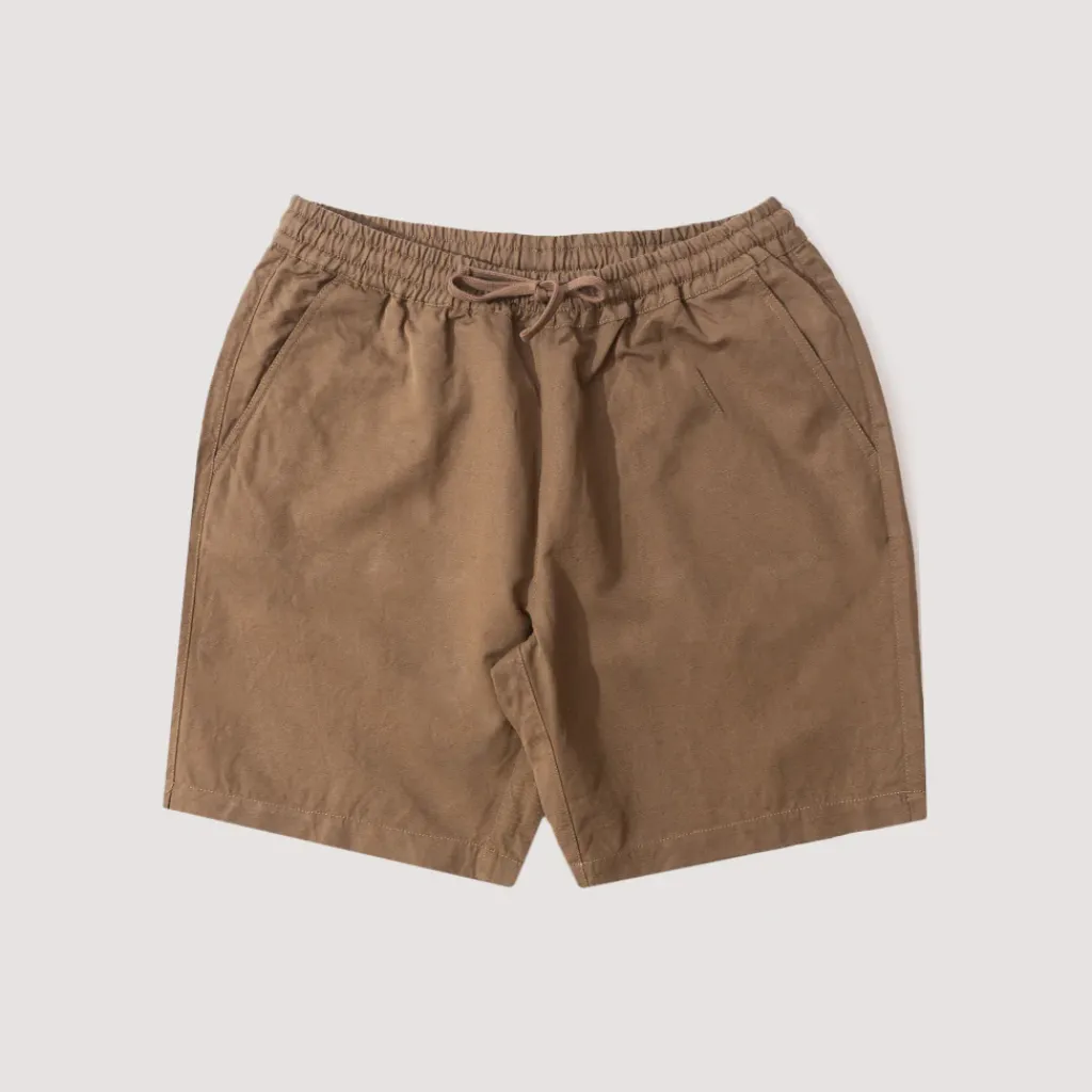 Shorts|Universal Works Simple Short - Khaki