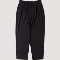 Trousers|Sage De Cret Single Pleated Wide Pants - Navy