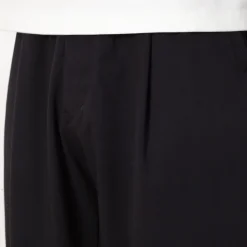 Trousers|Sage De Cret Single Pleated Wide Pants - Navy