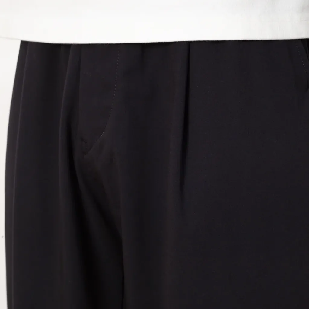Trousers|Sage De Cret Single Pleated Wide Pants - Navy