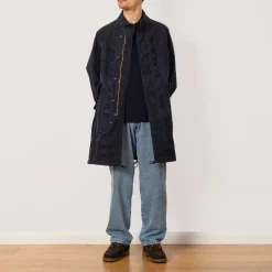 Jackets|Visvim Six-Five Fishtail Parka 3L Damaged - Navy