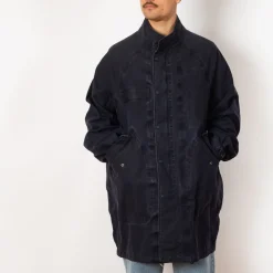 Jackets|Visvim Six-Five Fishtail Parka 3L Damaged - Navy