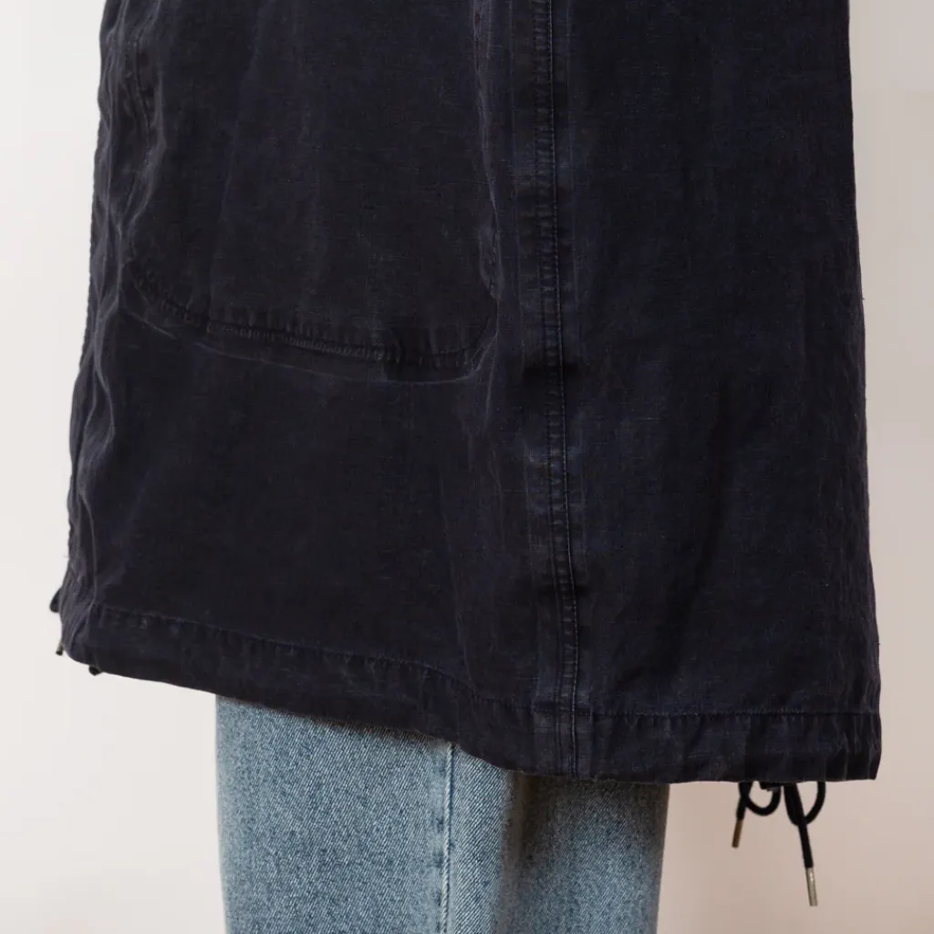Jackets|Visvim Six-Five Fishtail Parka 3L Damaged - Navy