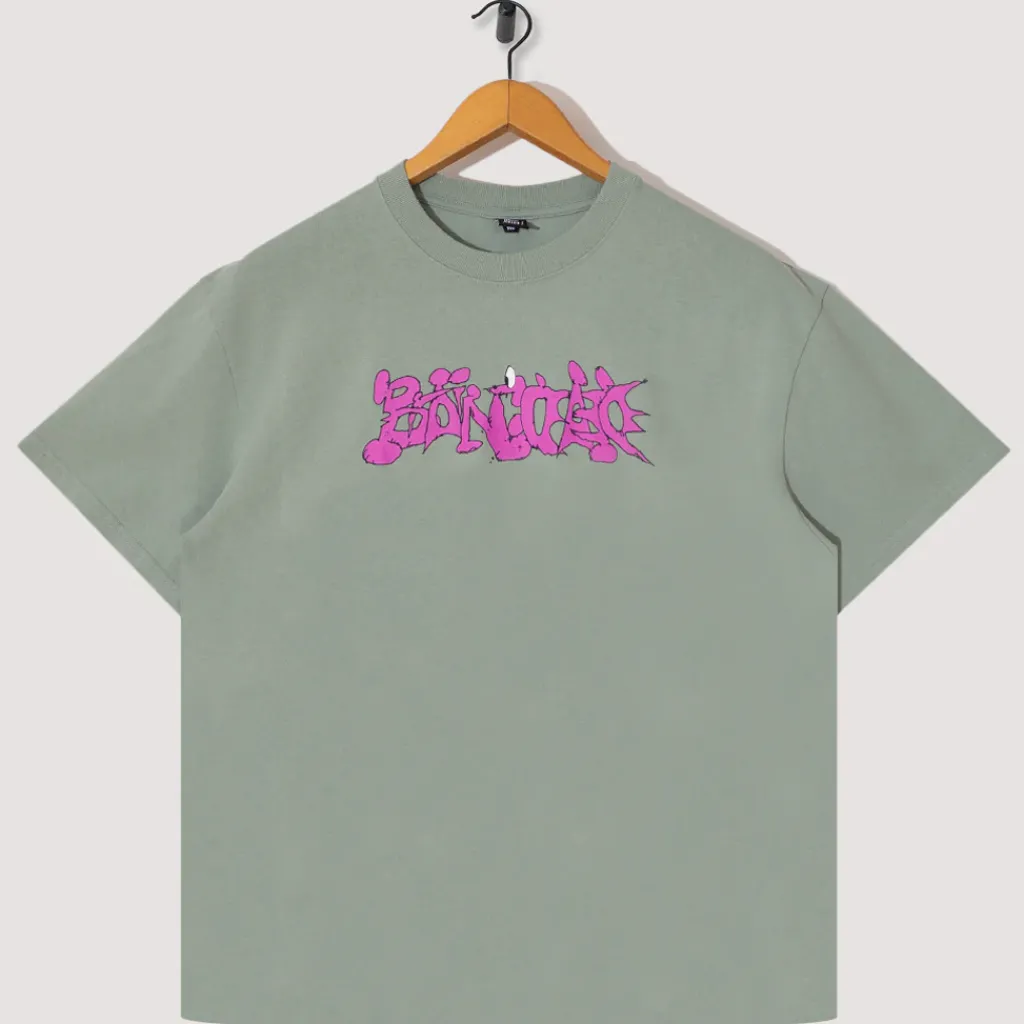 T-Shirts|Brain Dead Skram T-Shirt - Seafoam