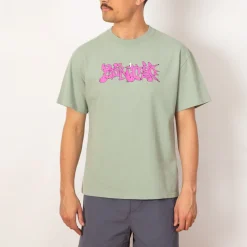T-Shirts|Brain Dead Skram T-Shirt - Seafoam