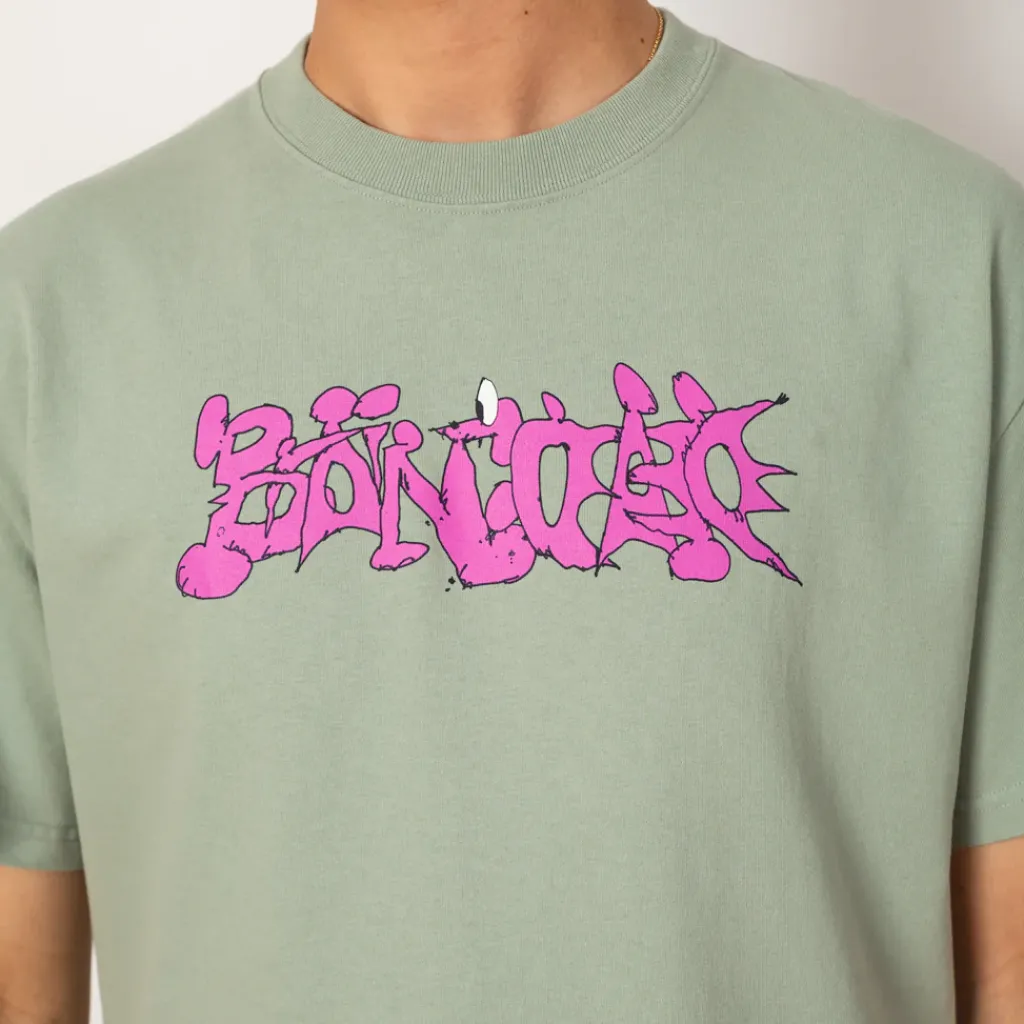 T-Shirts|Brain Dead Skram T-Shirt - Seafoam