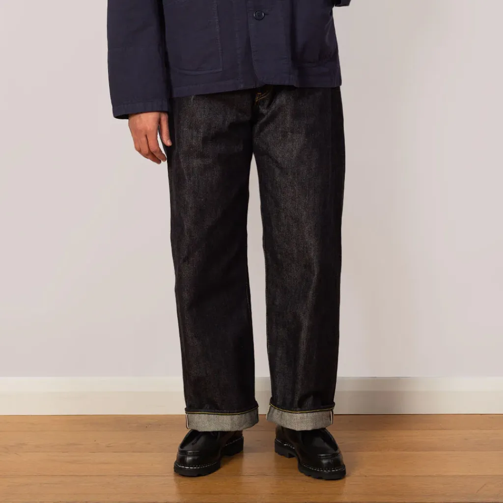 Jeans|Visvim Social Sculpture 01 Wide Raw Jean - Indigo