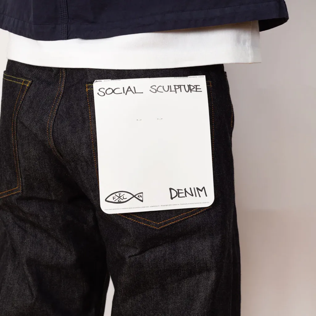 Jeans|Visvim Social Sculpture 01 Wide Raw Jean - Indigo