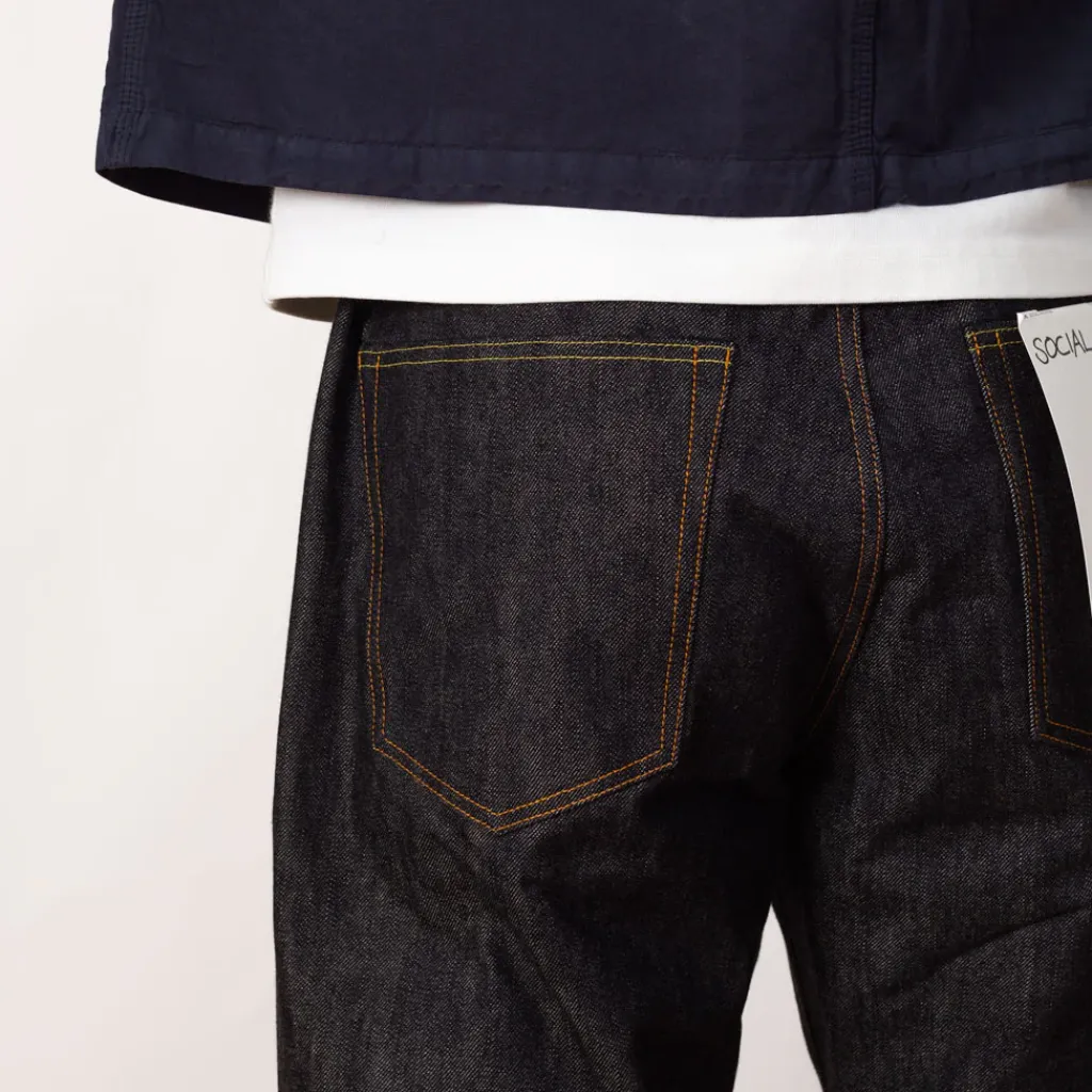 Jeans|Visvim Social Sculpture 01 Wide Raw Jean - Indigo
