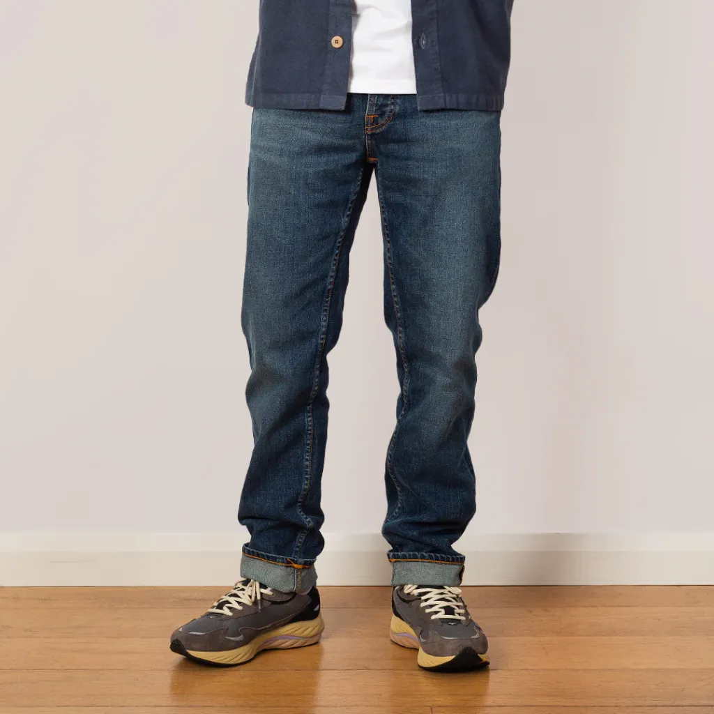 Jeans|Nudie Jeans Solid Ollie - Wild Blue