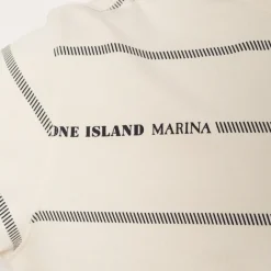 T-Shirts|Stone Island Marina Spell Out Sweatshirt - Ivory (V0093)